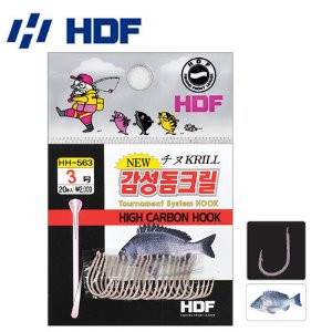 [해동] HH-563 드림훅 감성돔 핑크(PINK) 크릴 바늘