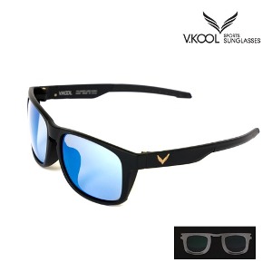 [V-KOOL] VK-2009 편광안경 블루 편광 변색 도수클립 포함